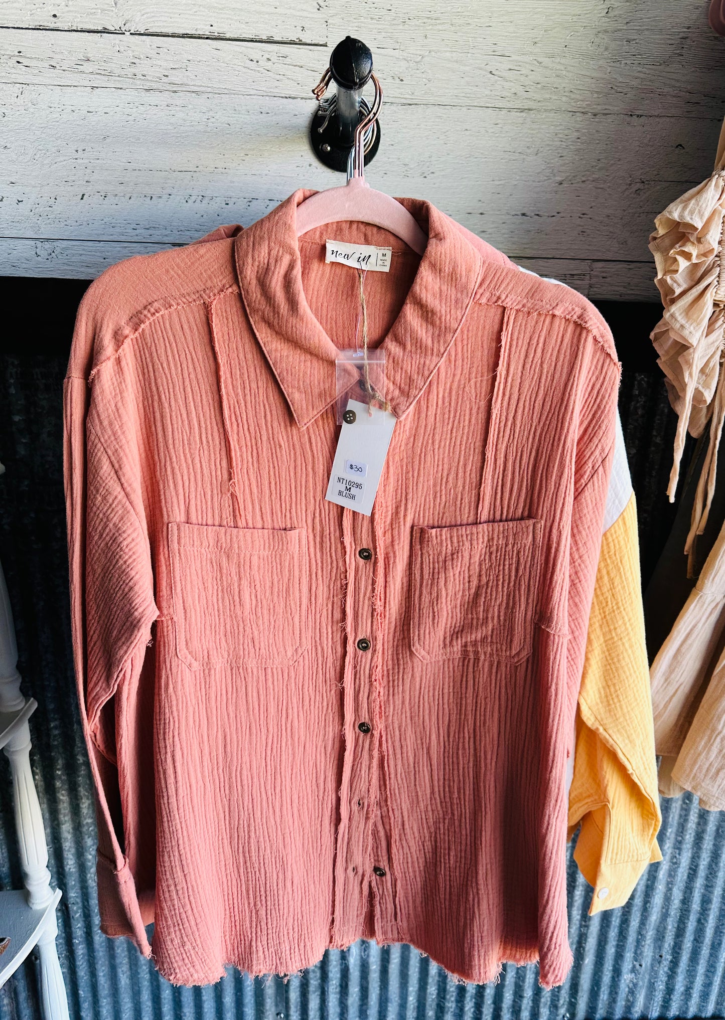 New In Button Up