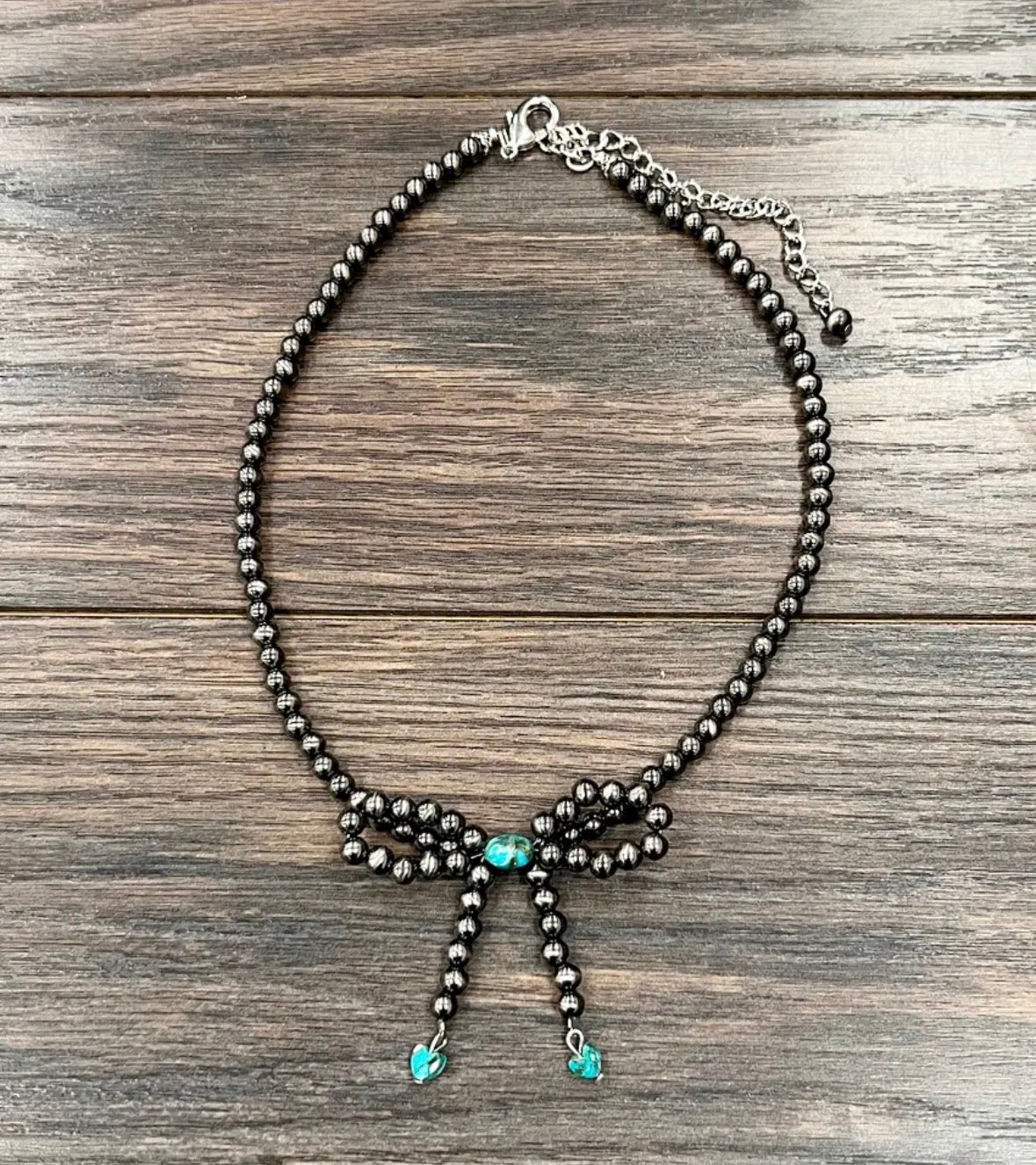 Polish Bow Necklace