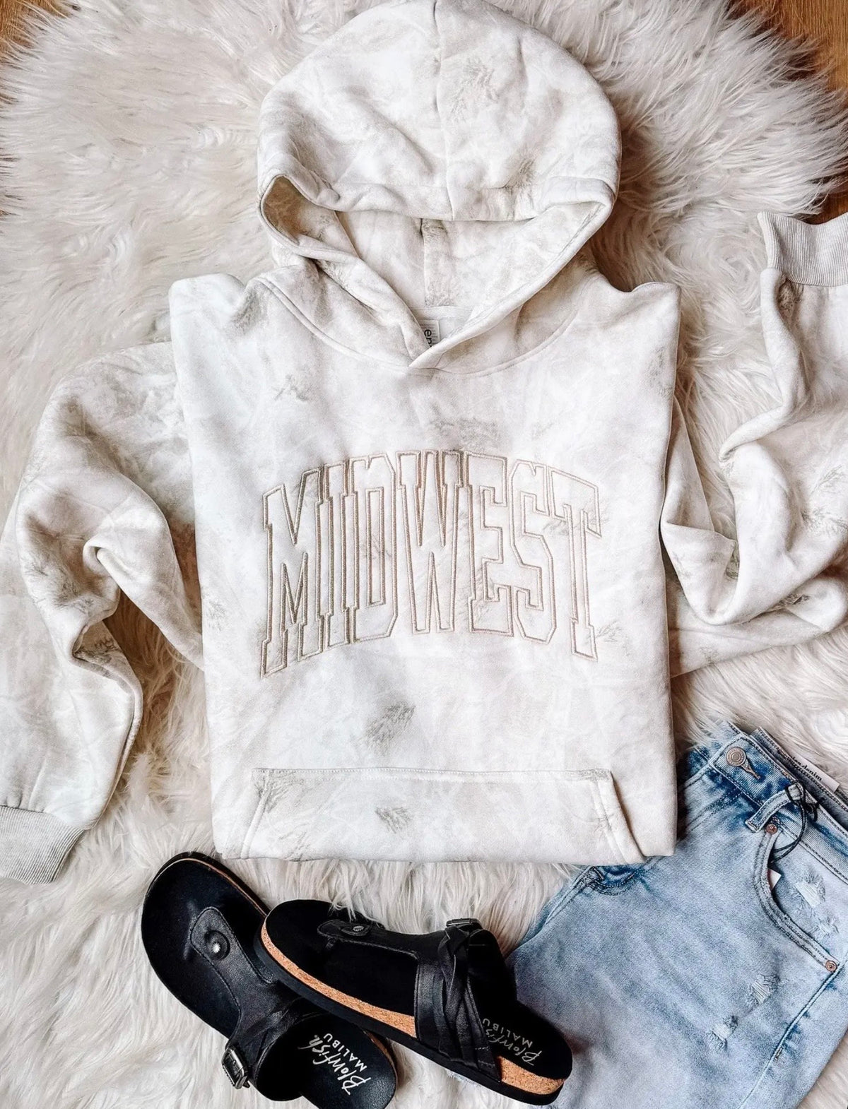 Midwest Embroidered Camo Hoodie