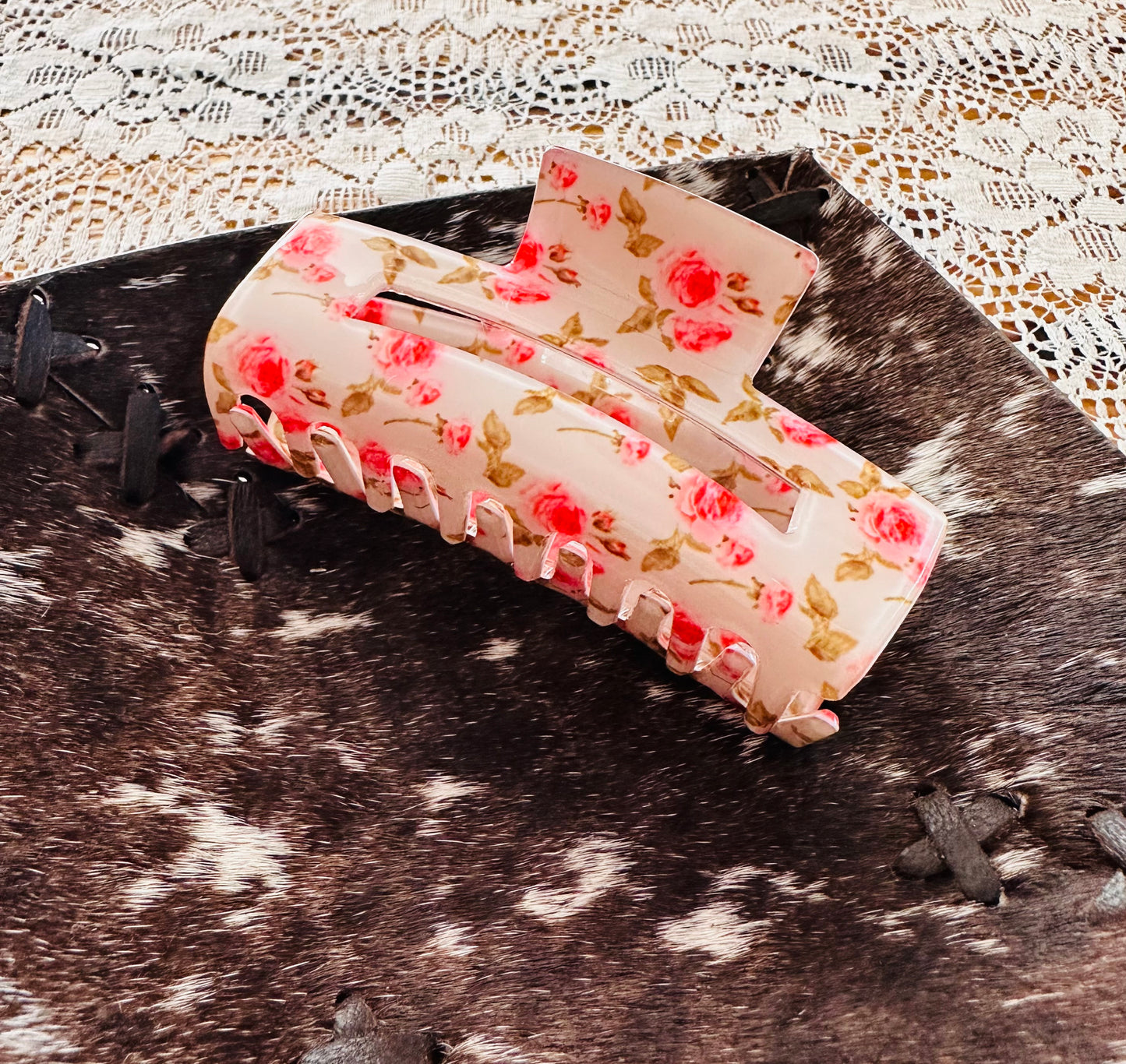 Floral Clawclip