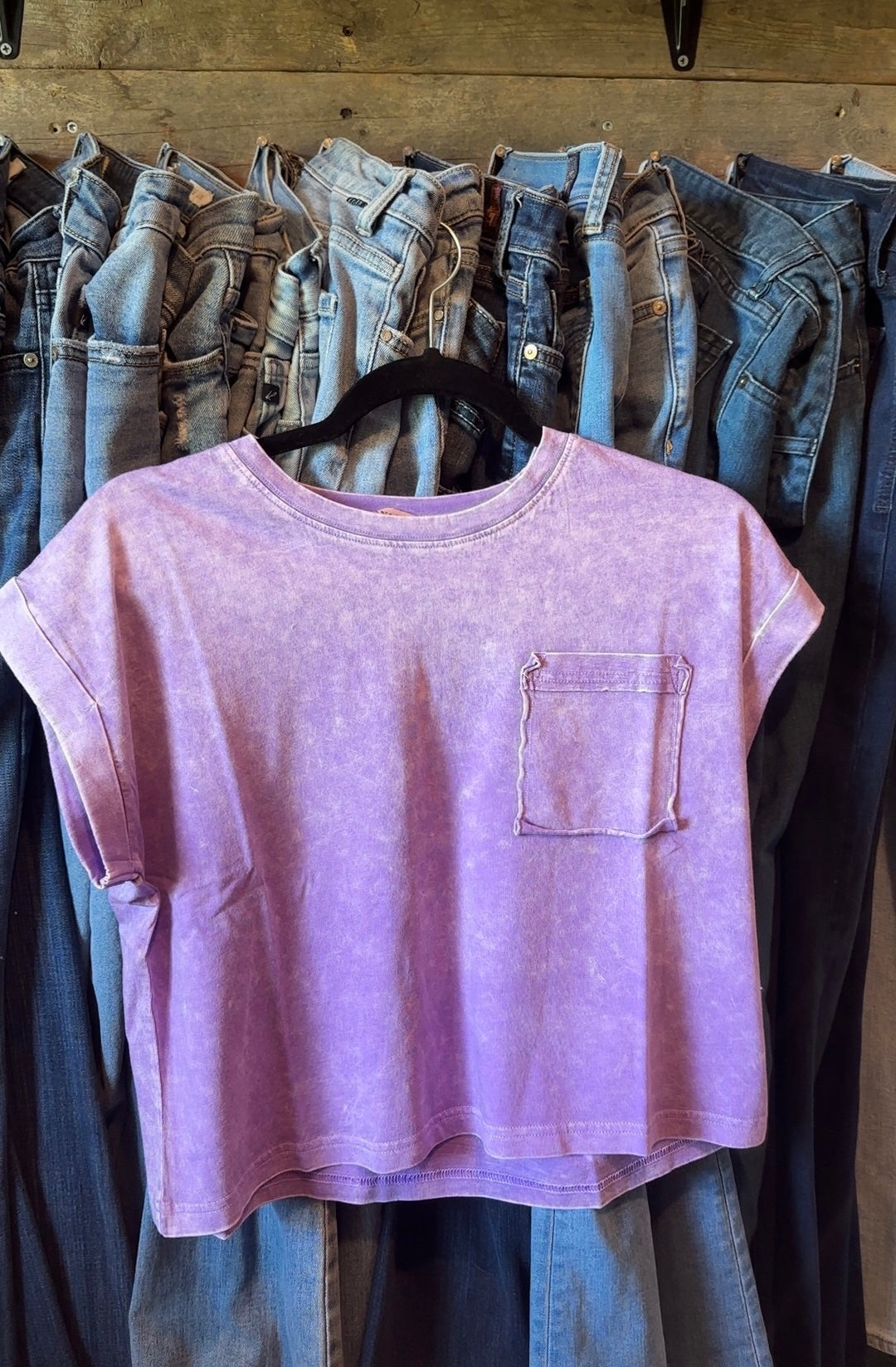 Purple tee