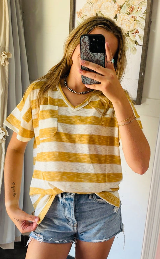 Honey Striped Top