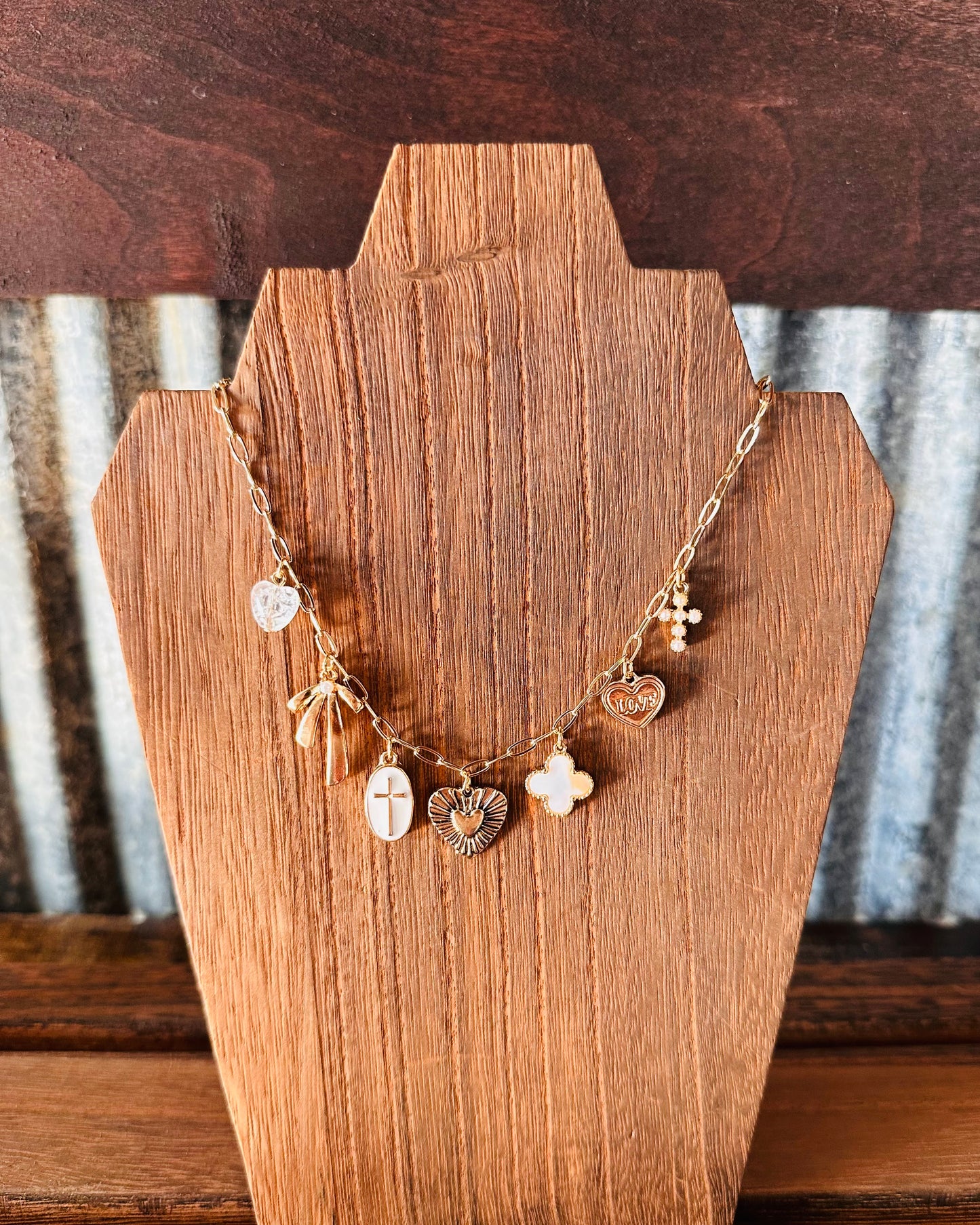 Cross Charm Necklace