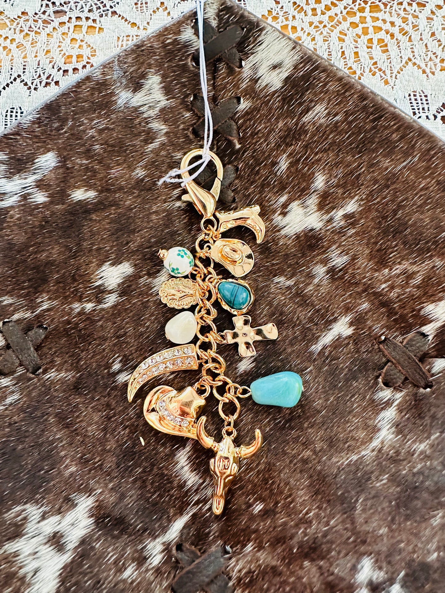 Western Bag charm