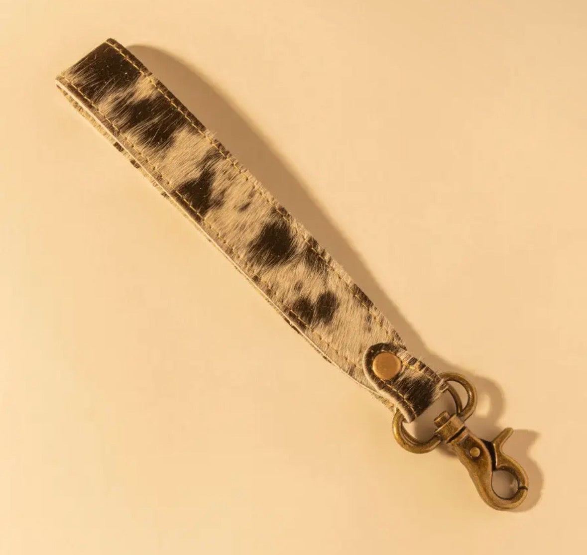 Cowhide Keychain