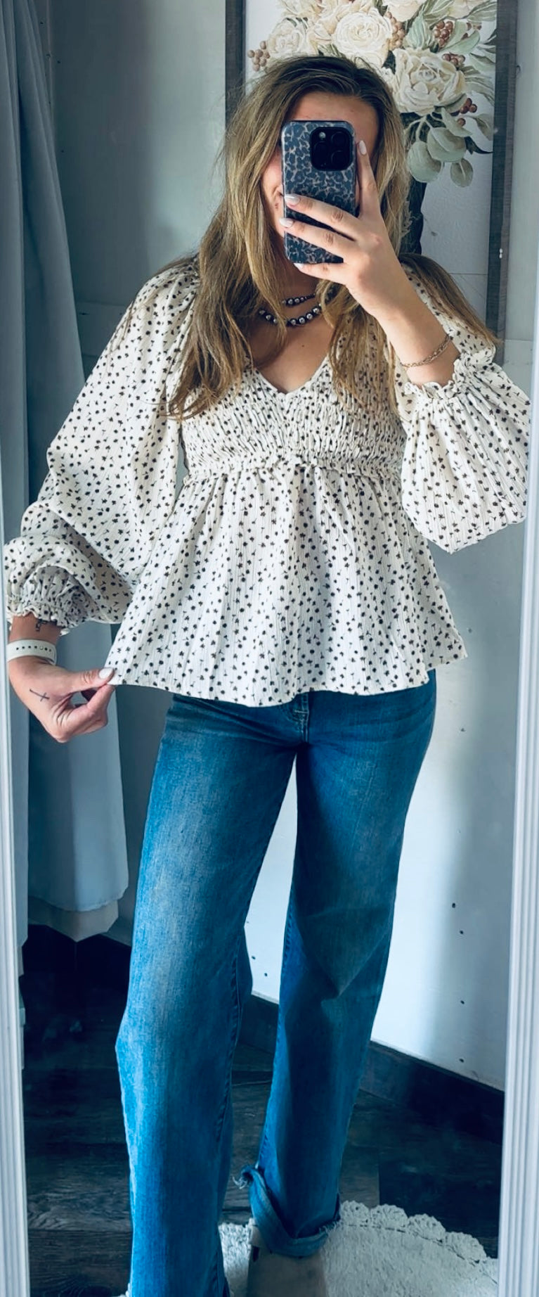 Ditsy blouse