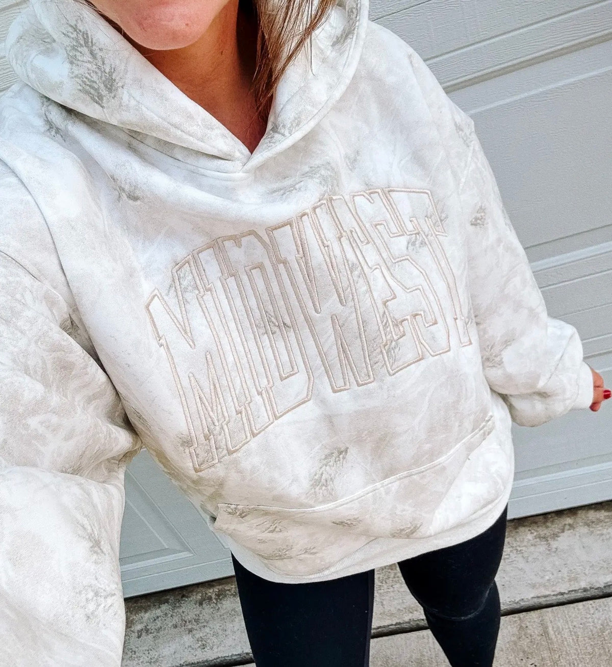 Midwest Embroidered Camo Hoodie