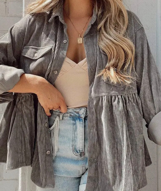 Corduroy Button Up