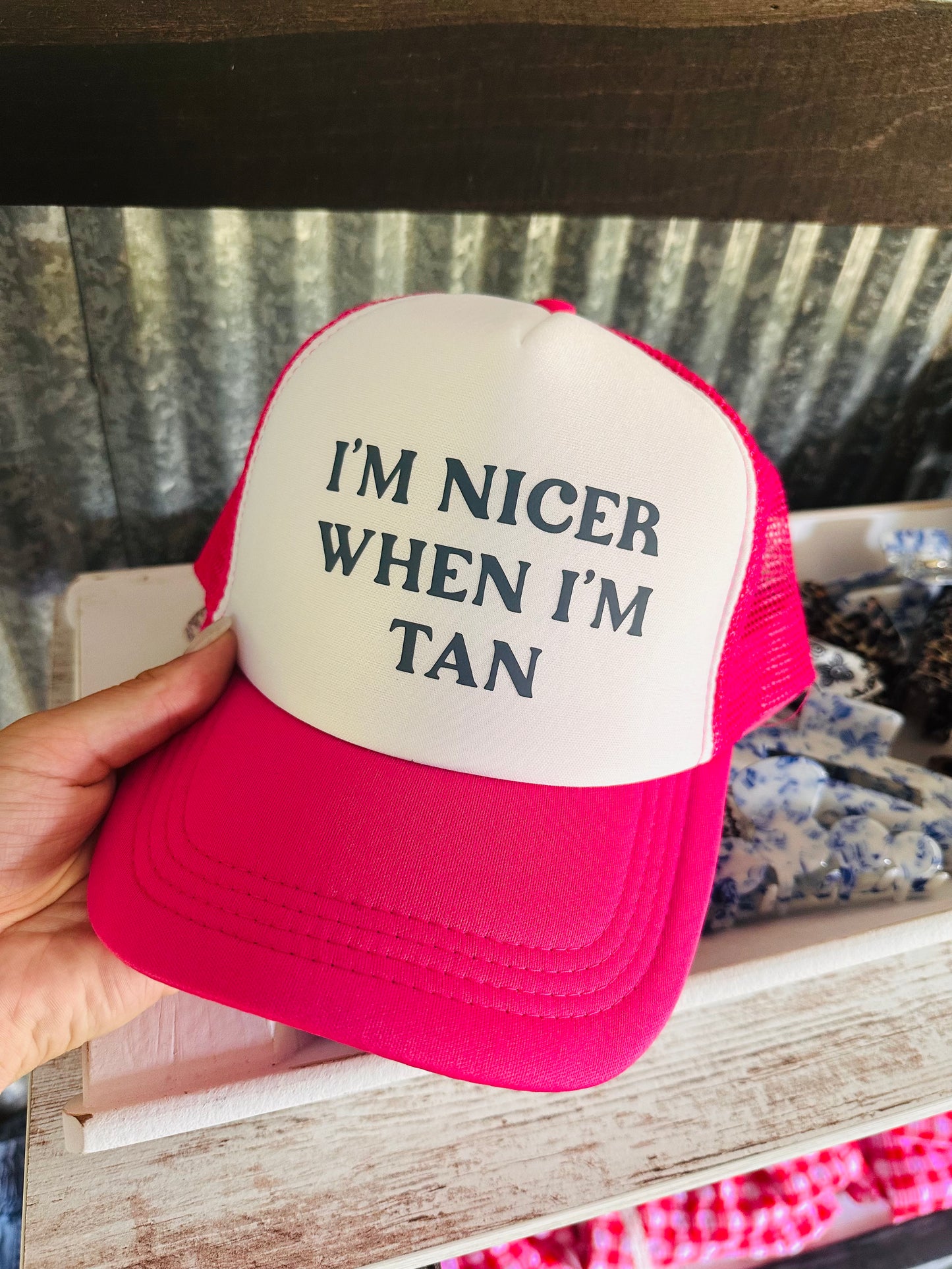 Nicer when I’m tan Hat
