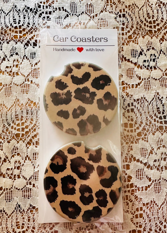 Cheetah Car coasters