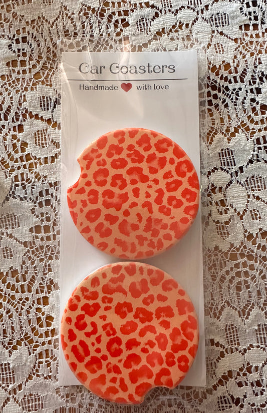 Cheetah Car Coasters
